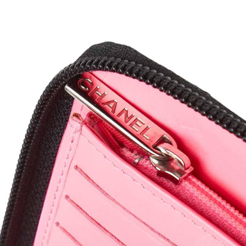 Chanel Cambon Line Lambskin Long Wallet