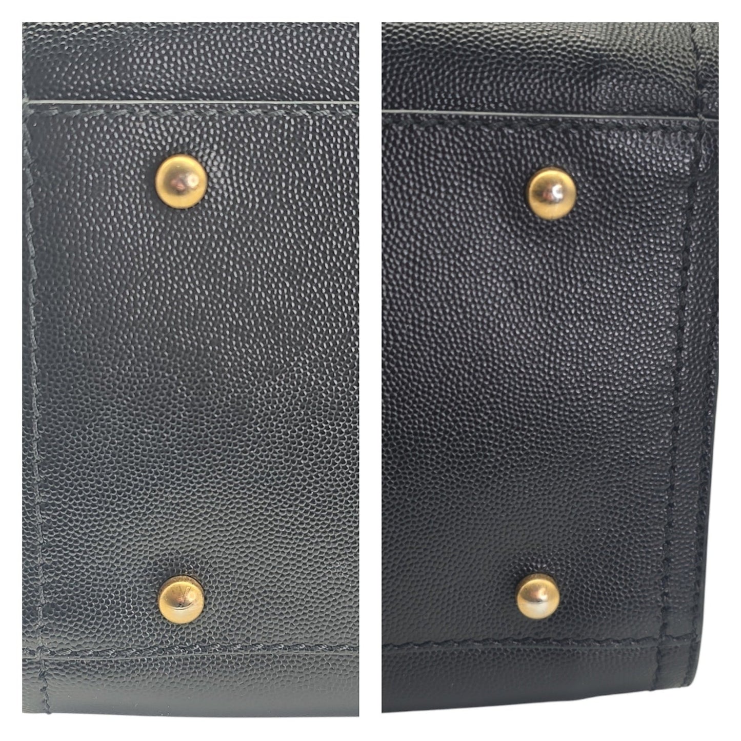 Chanel Small Black Caviar Studded Deauville Tote