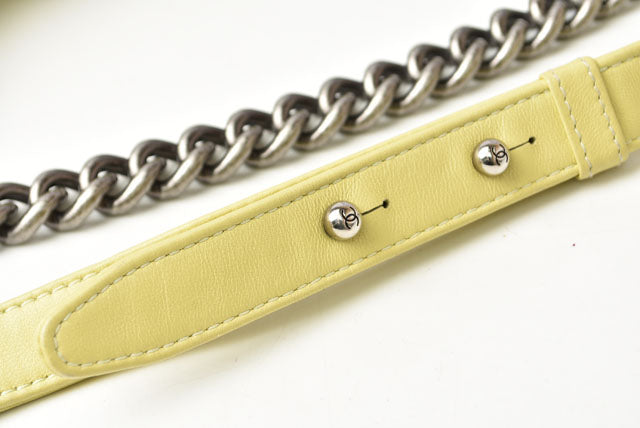Chanel Boy Lambskin 2way Chain Shoulder/Clutch Bag