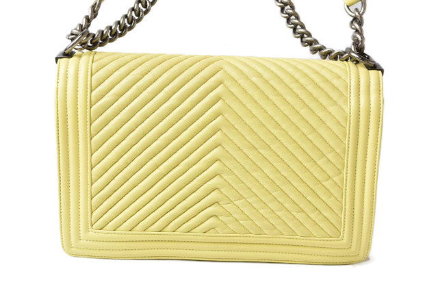Chanel Boy Lambskin 2way Chain Shoulder/Clutch Bag