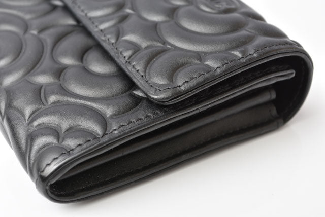 Chanel Camellia Lambskin Long Wallet A82283