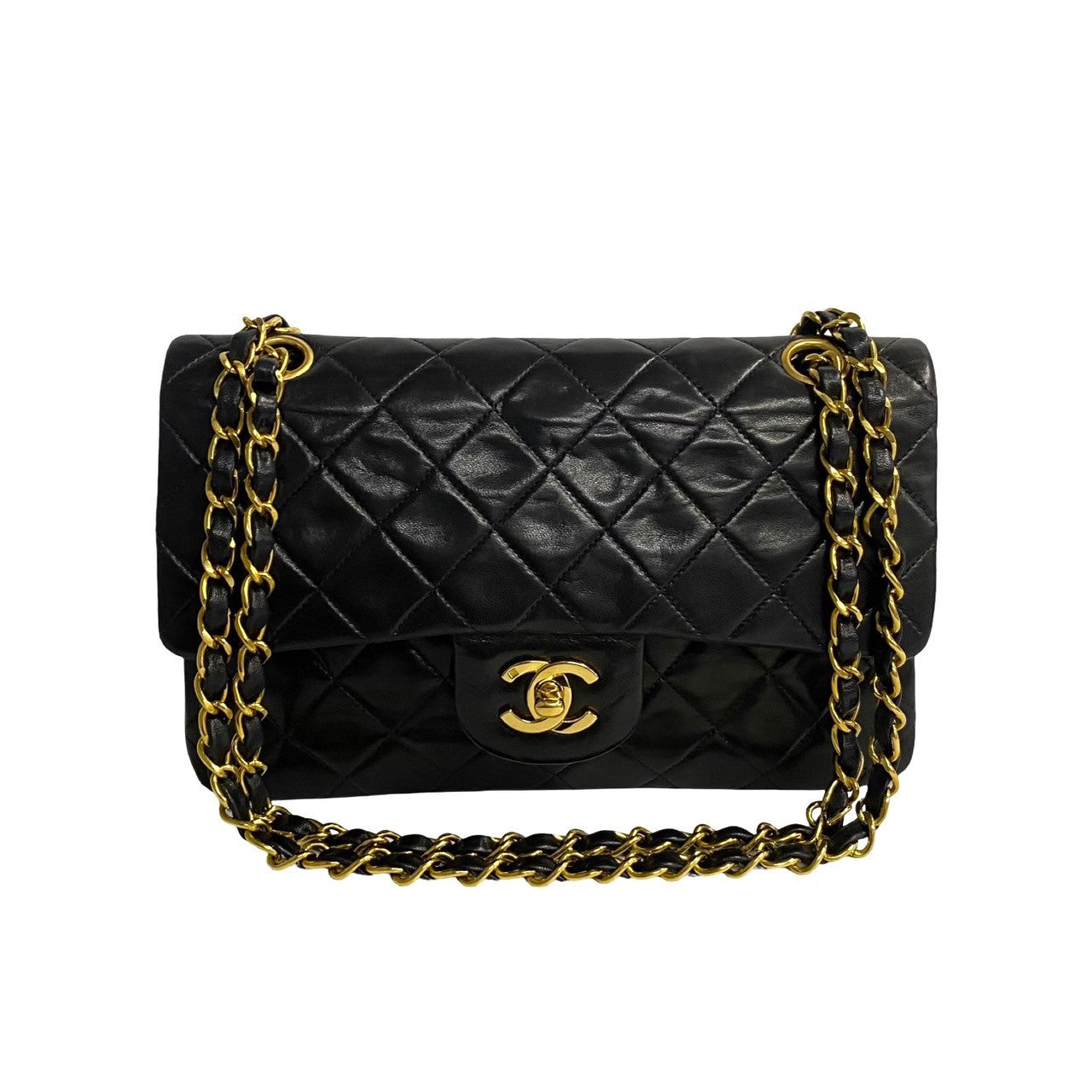 Chanel Classic Small Double Flap Bag Leather Crossbody Bag