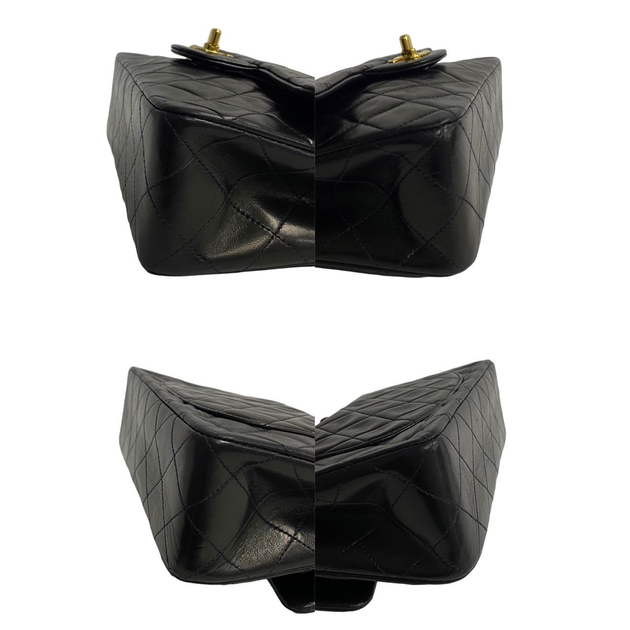 Chanel Classic Small Double Flap Bag Leather Crossbody Bag