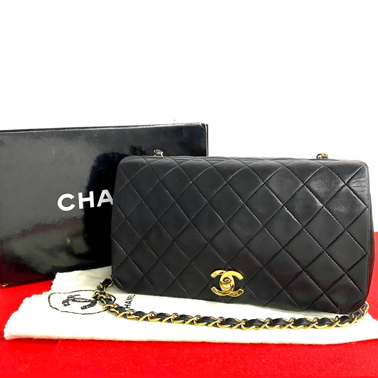 Chanel Matelasse 25 Chain Shoulder Bag Leather Shoulder Bag A01112