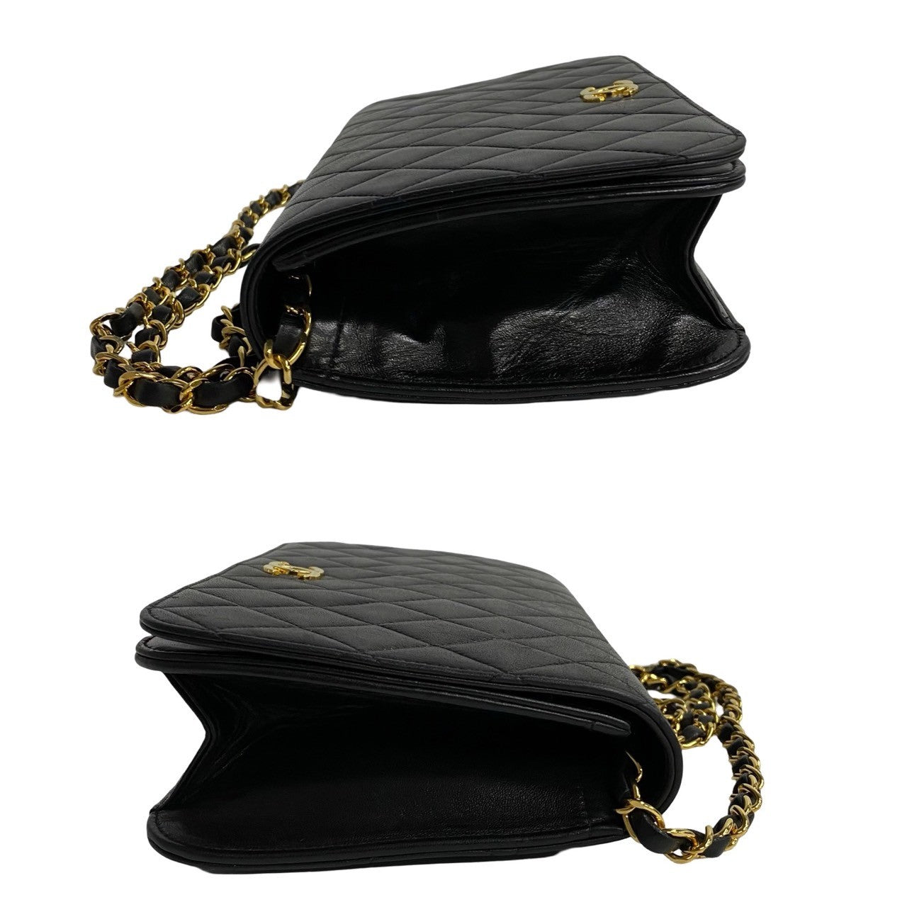 Chanel CC Matelasse Full Flap Chain Bag Leather Crossbody Bag