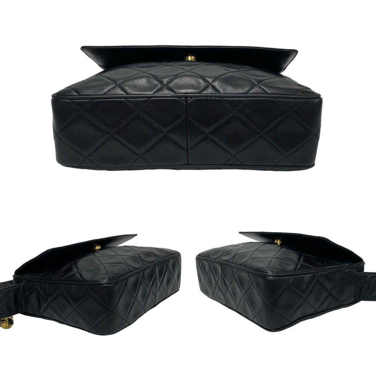 Chanel CC Matelasse Flap Tassel Bag Leather Crossbody Bag in New Condition
