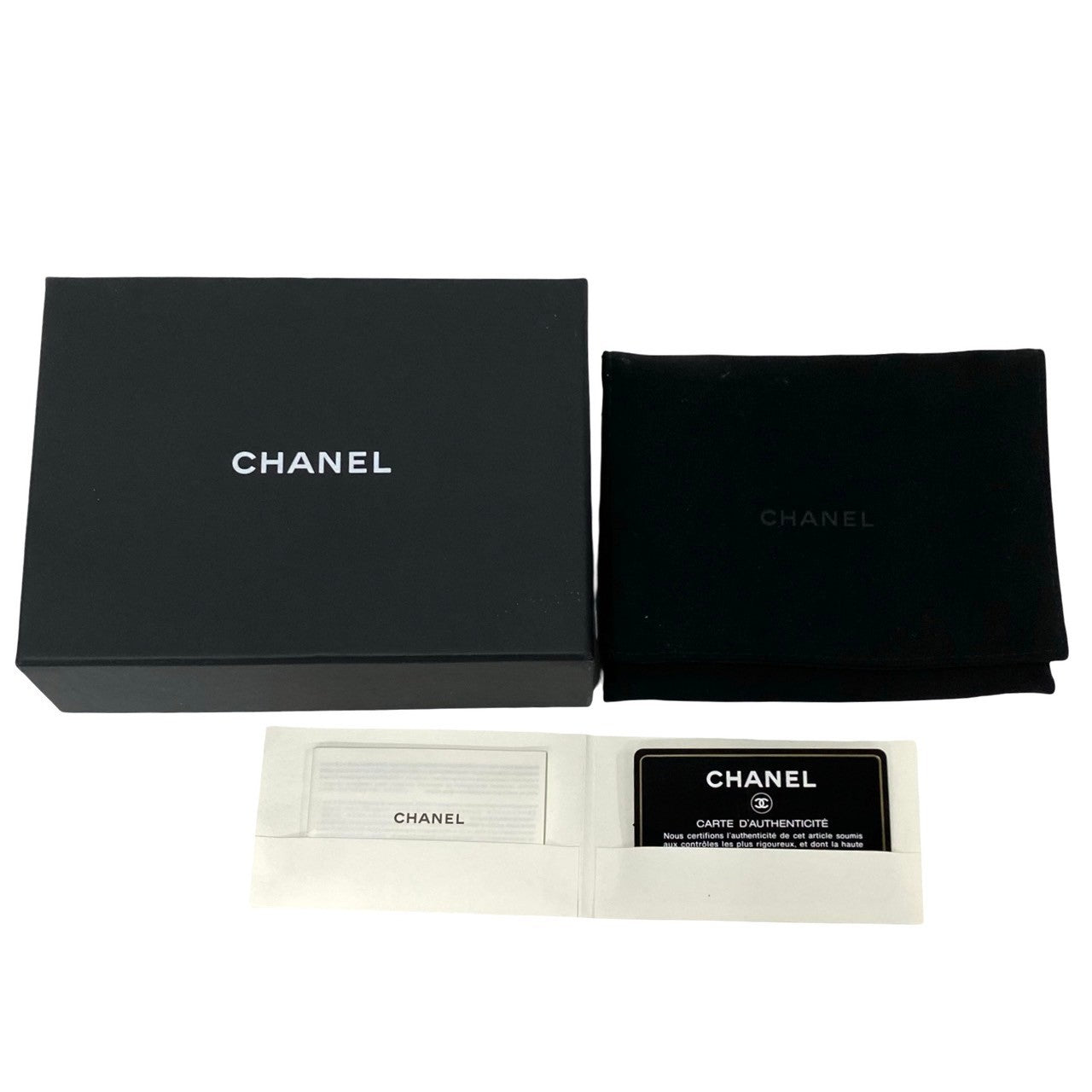 Chanel Boy Lambskin Bifold Wallet Black