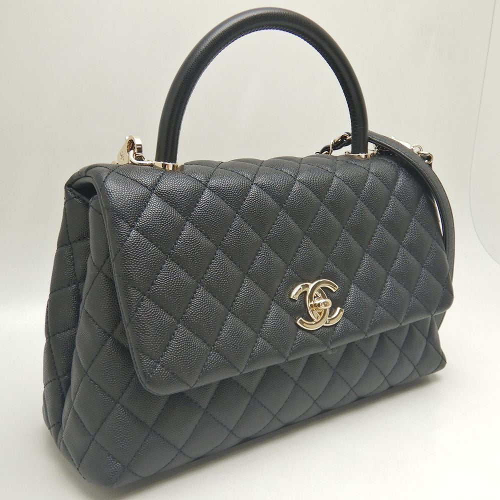 Chanel Coco Handle 2WAY Bag A92991 Black