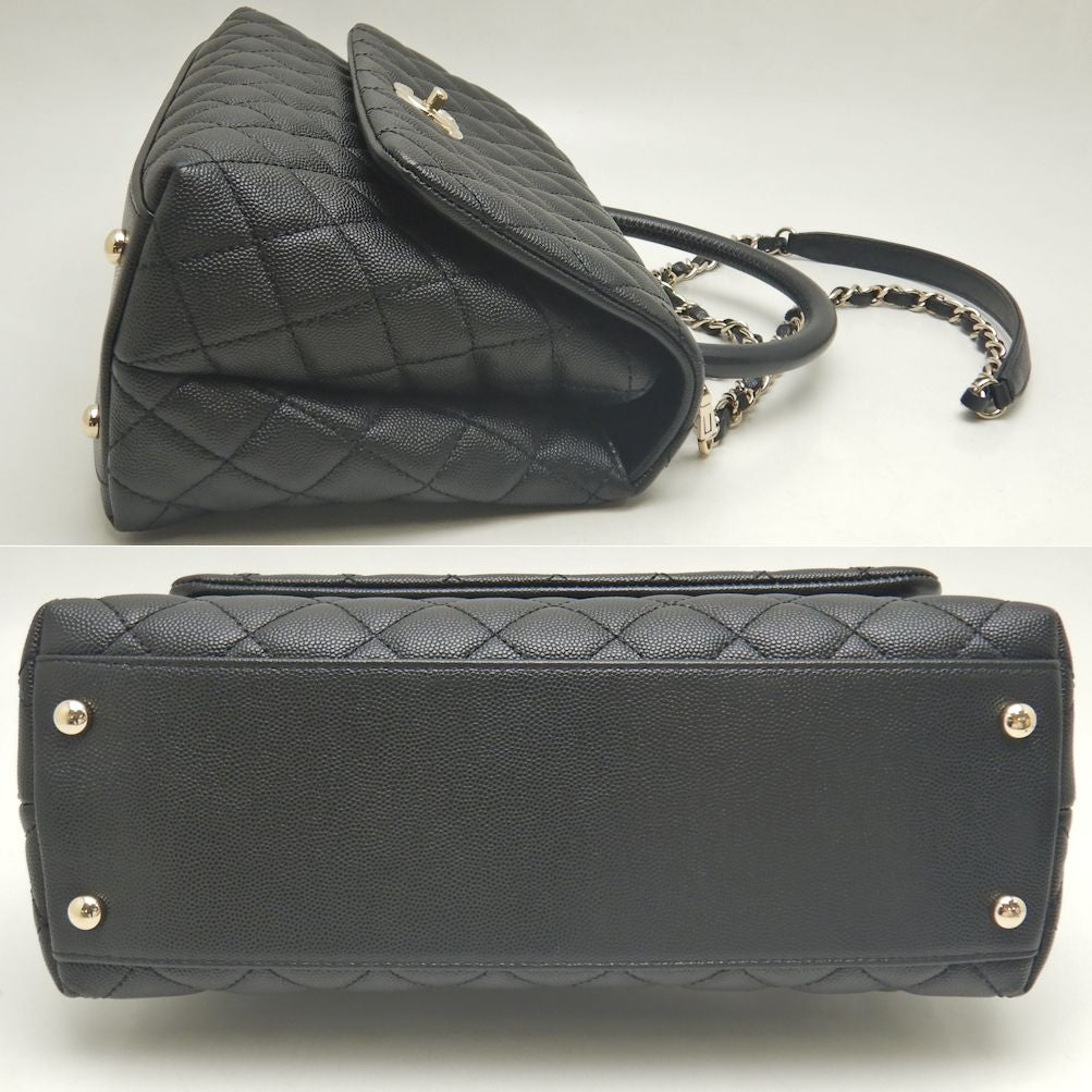 Chanel Coco Handle 2WAY Bag A92991 Black