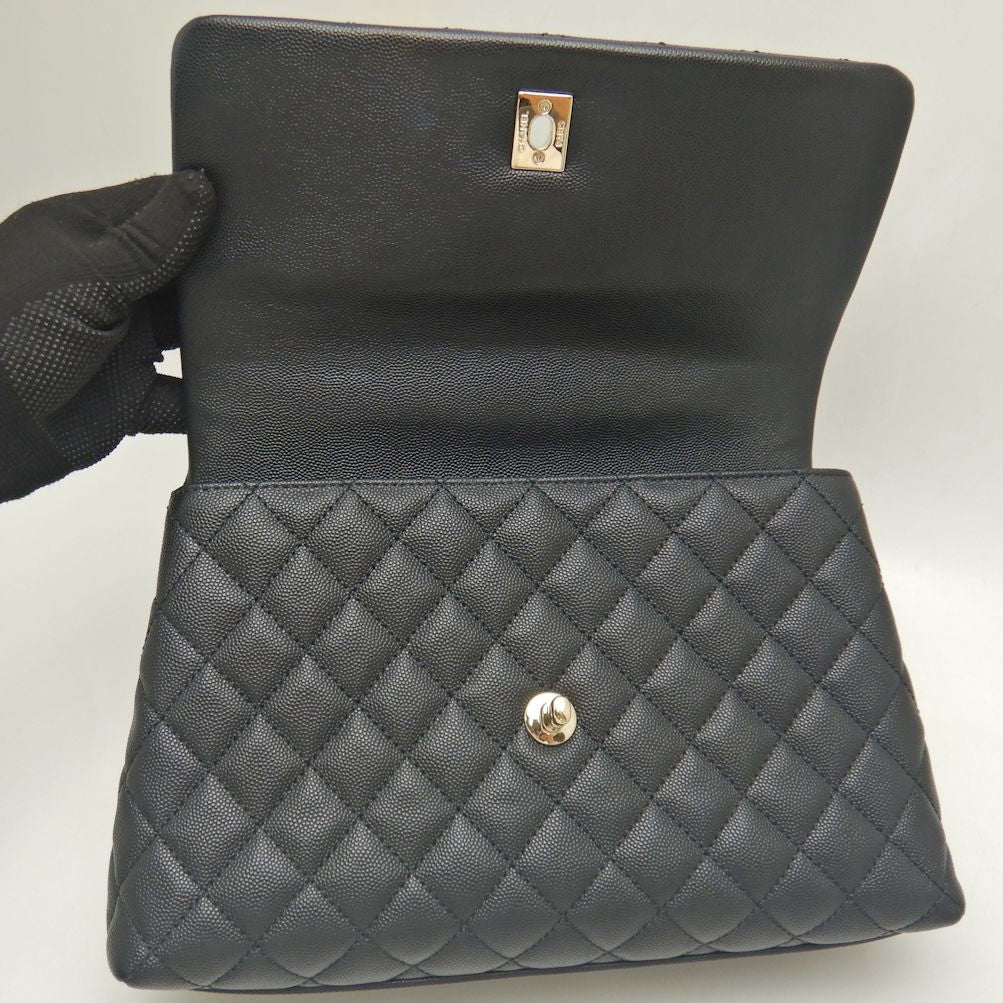 Chanel Coco Handle 2WAY Bag A92991 Black