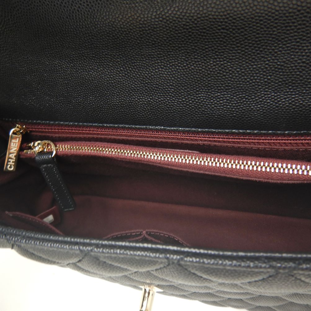 Chanel Coco Handle 2WAY Bag A92991 Black