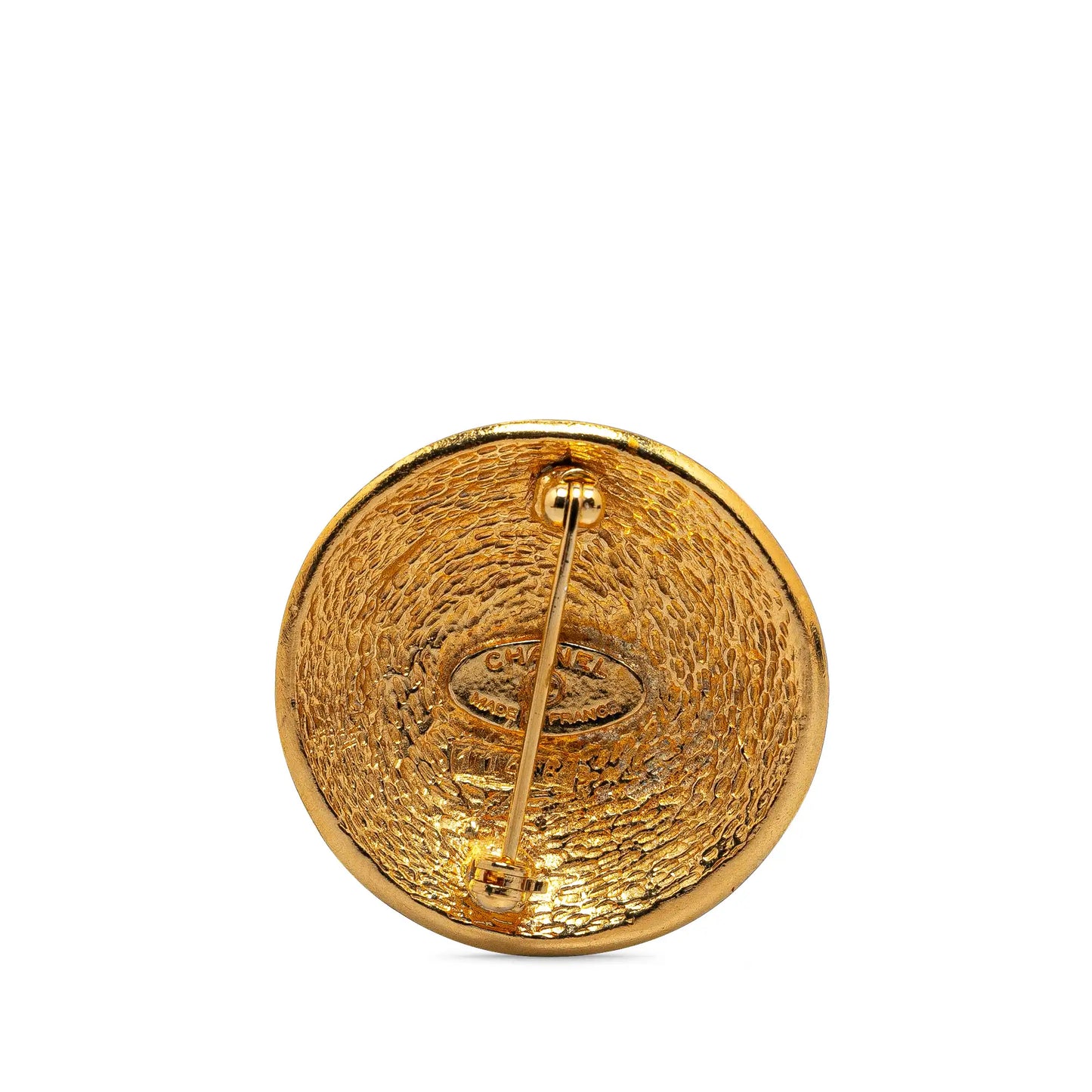 Gold Chanel Gold Plated 31 Rue Cambon Brooch