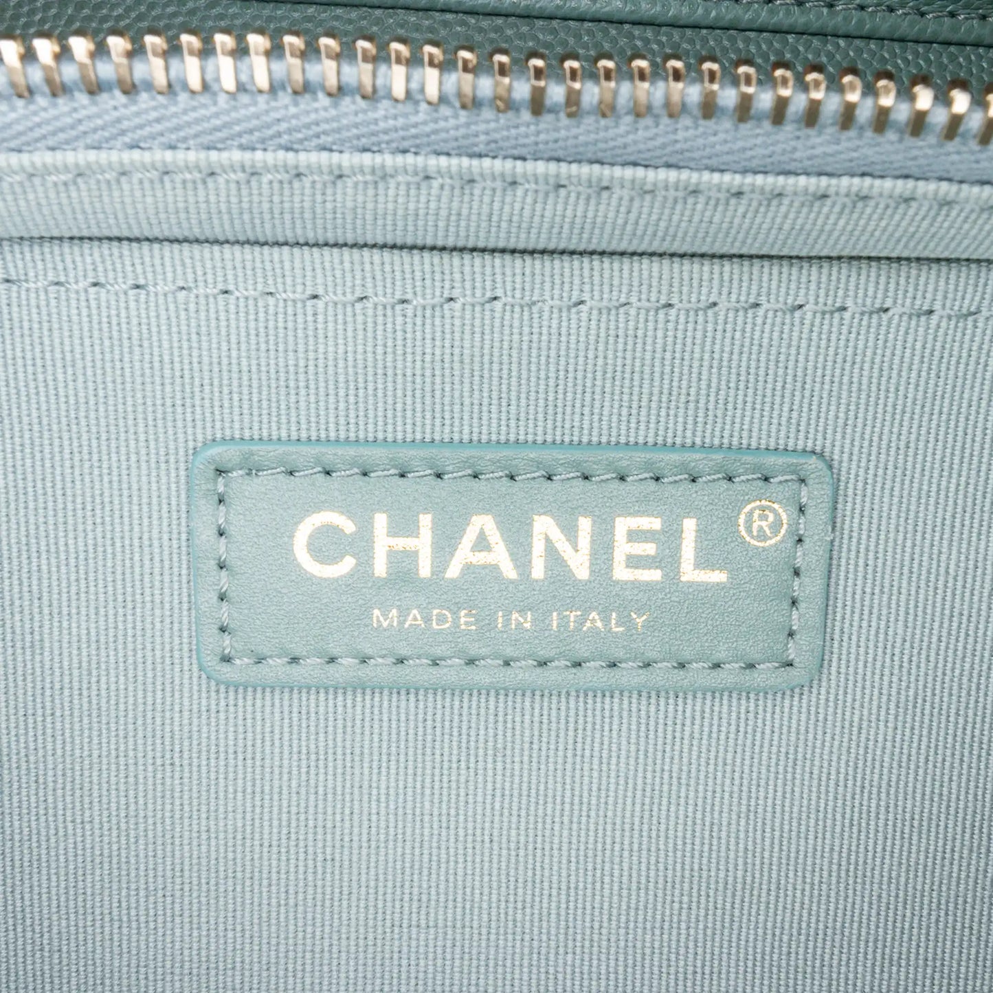 Blue Chanel Mini Caviar Like a Wallet Flap