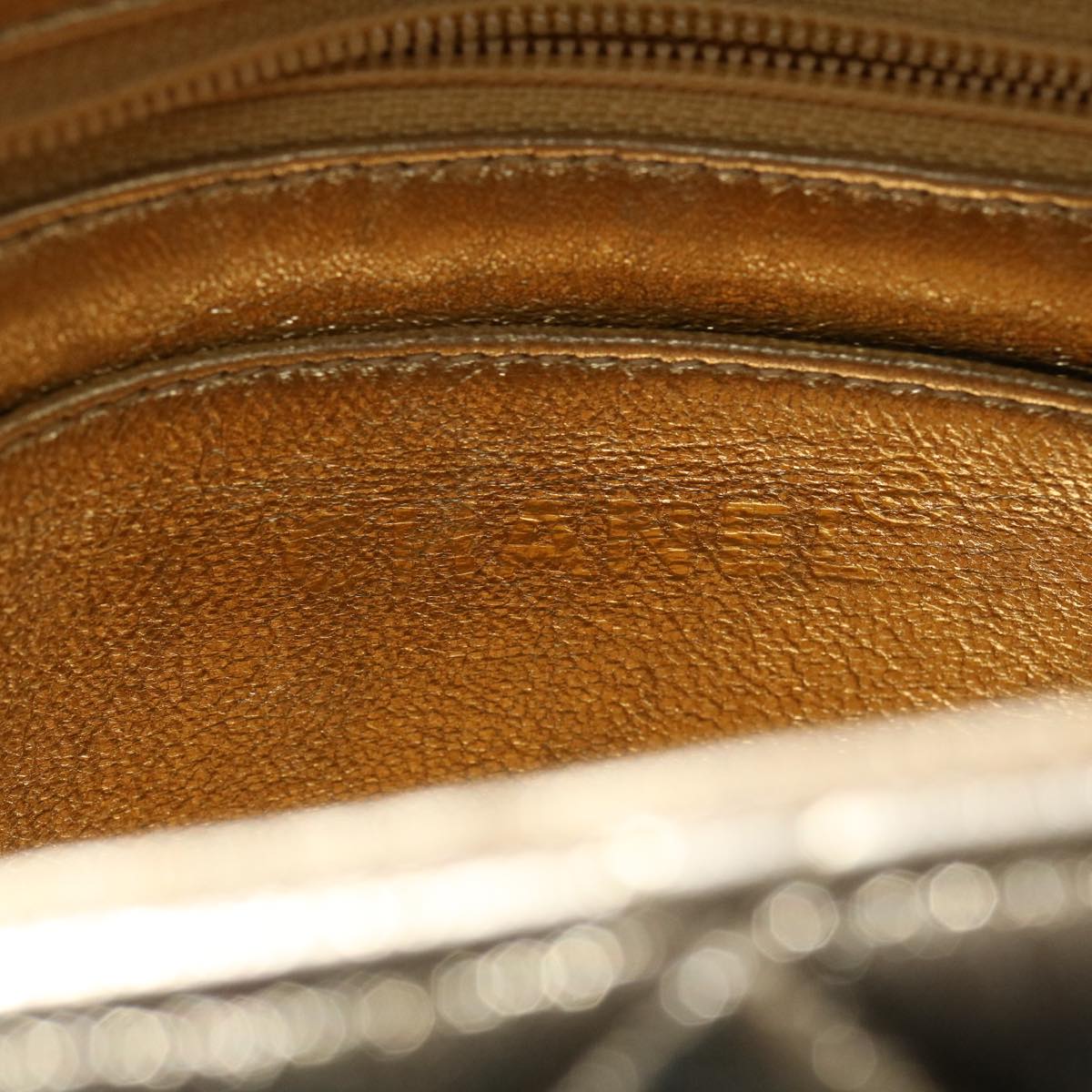 CHANEL Matelasse Shoulder Bag Lamb Skin Gold CC 29567A
