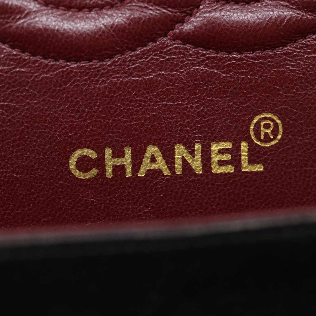 CHANEL Classic Matelasse 25 Chain Flap Shoulder Bag Lamb Skin Black 29962A