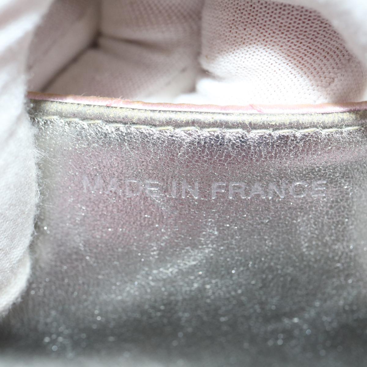 CHANEL Matelasse Hand Bag Silk Satin Pink CC 29999A