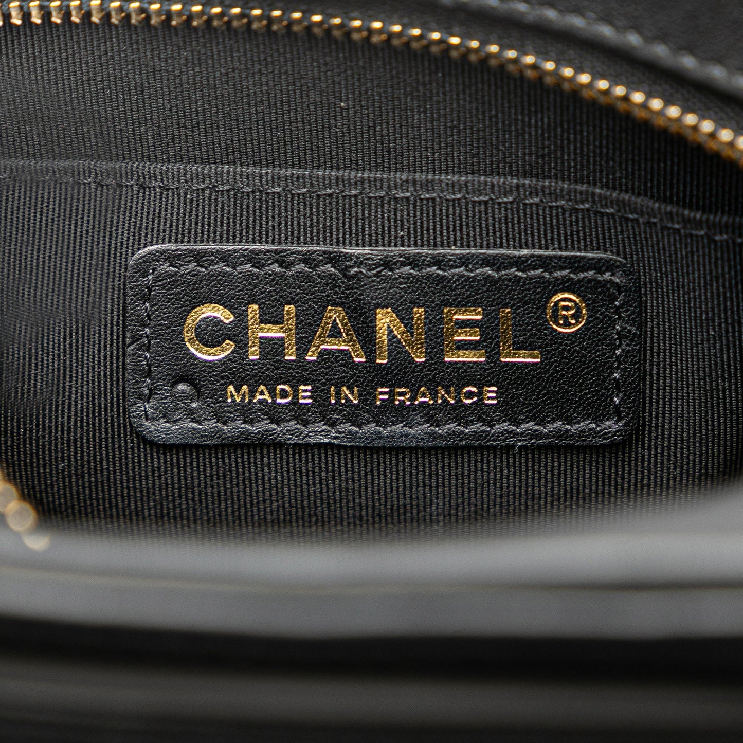Black Chanel CC Quilted Lambskin Octagon Camera Case Crossbody Bag