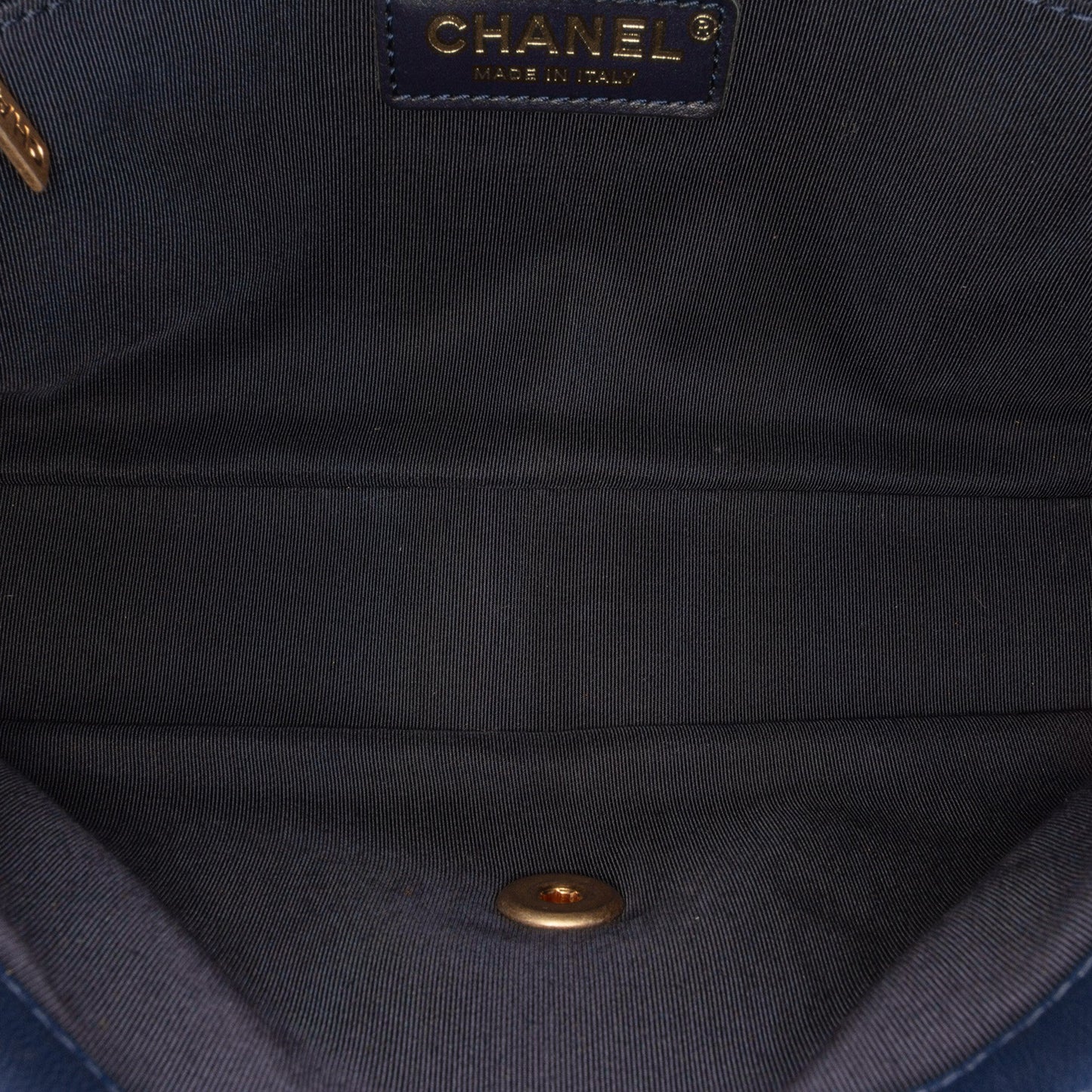 Blue Chanel Medium Lambskin In the Loop Flap Satchel
