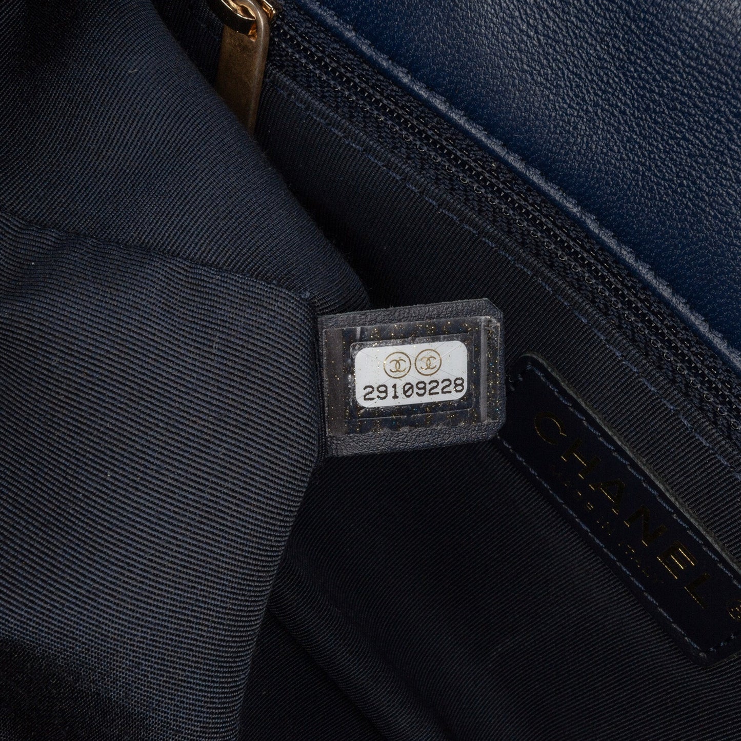 Blue Chanel Medium Lambskin In the Loop Flap Satchel