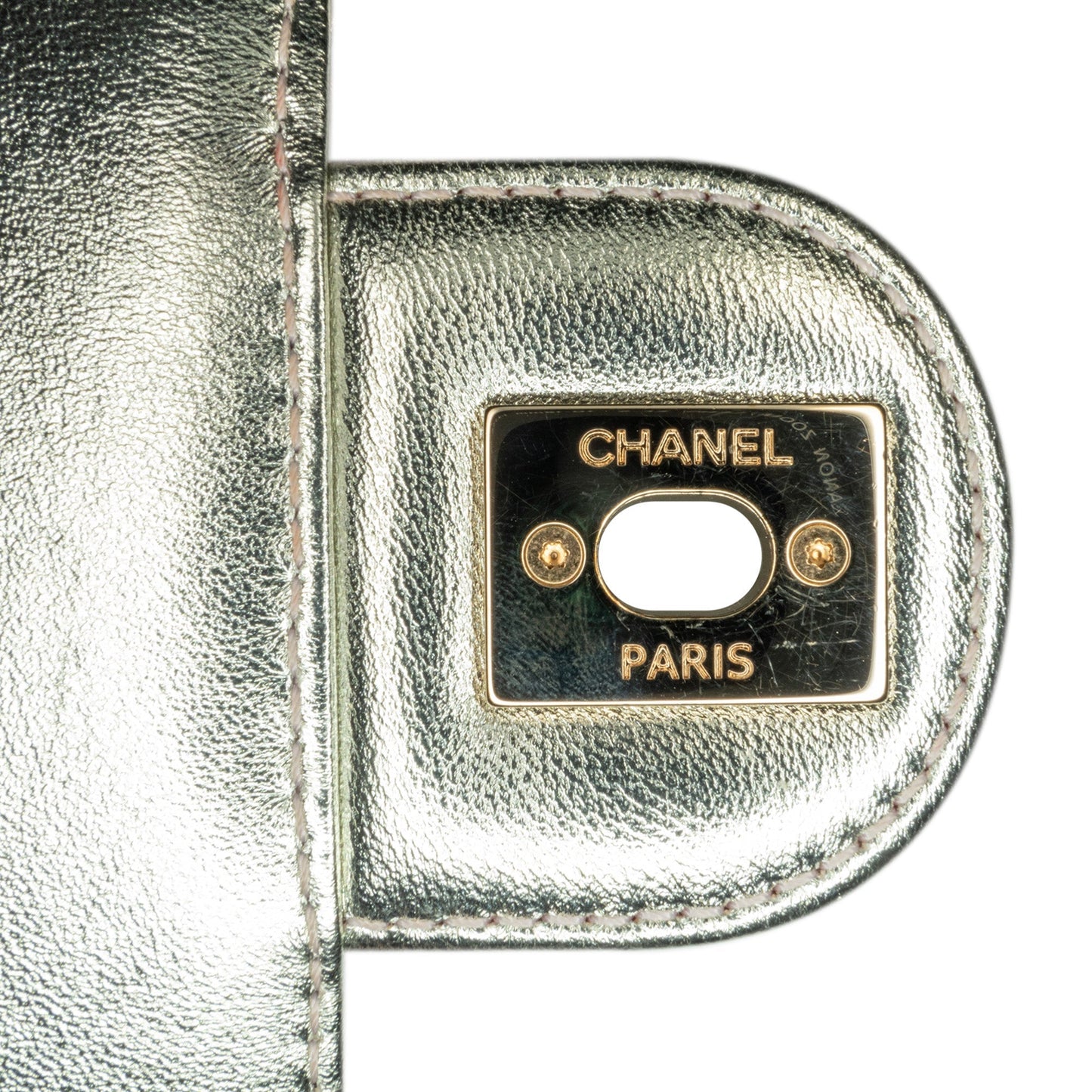 Chanel Sac Mini Metallic Lambskin Like a Wallet Flap Bag