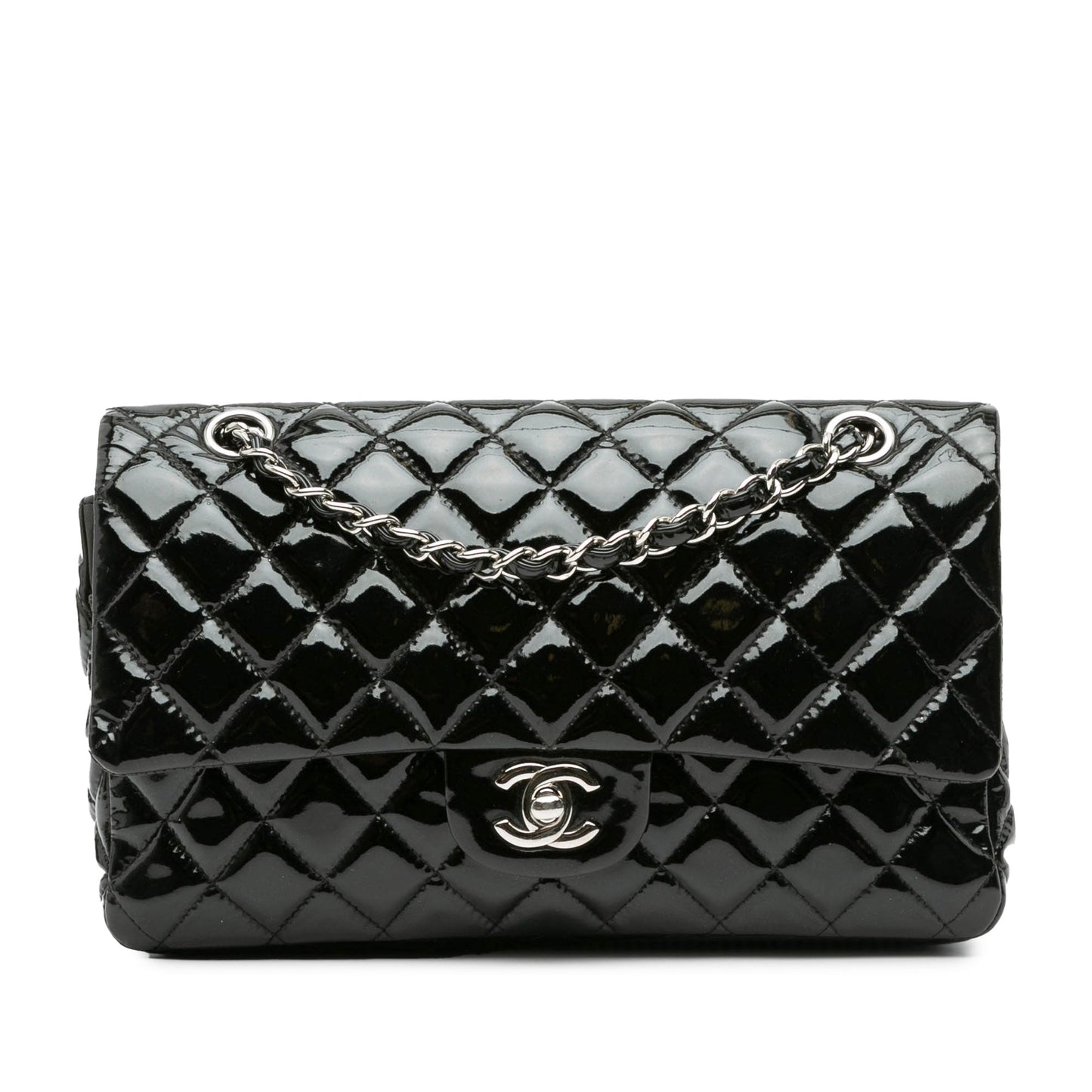 Chanel Sac Medium Classic Patent Double Flap