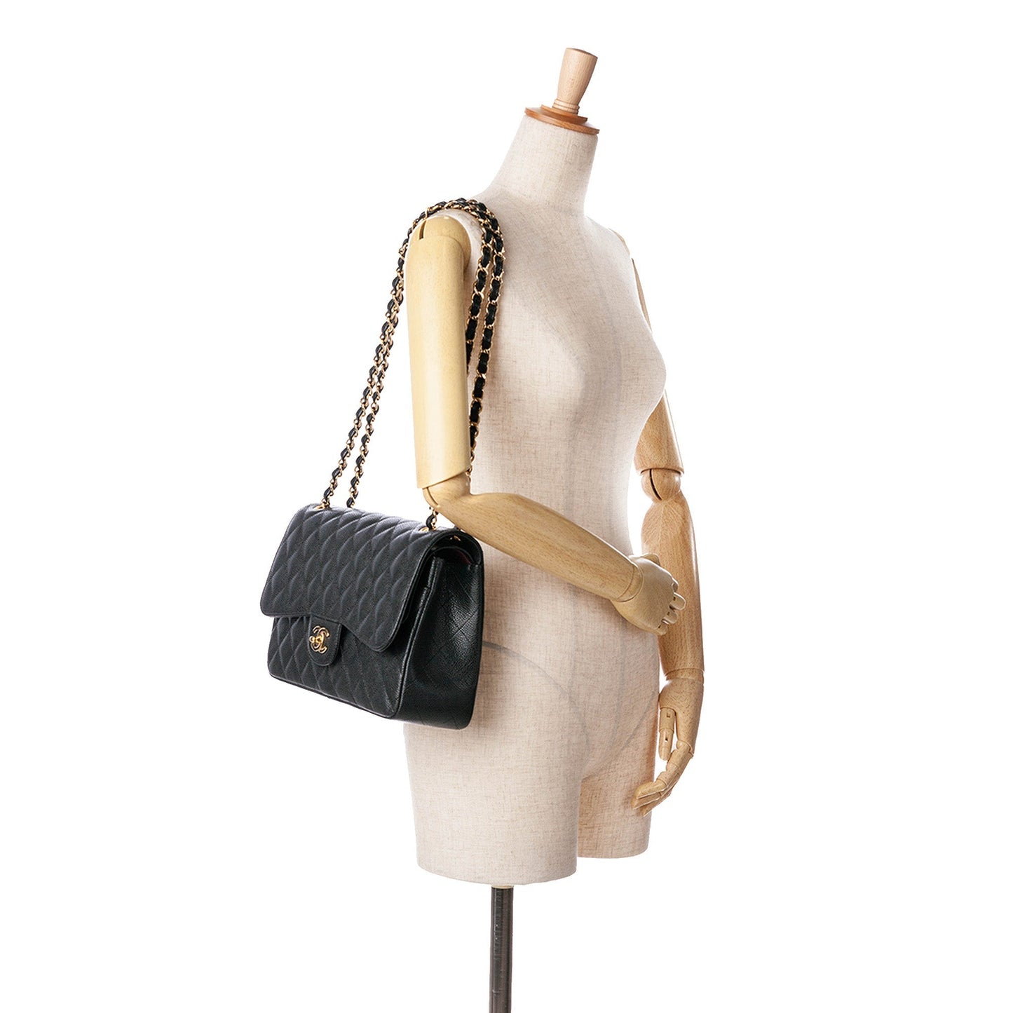 Chanel Sac Jumbo Classic Caviar Double Flap