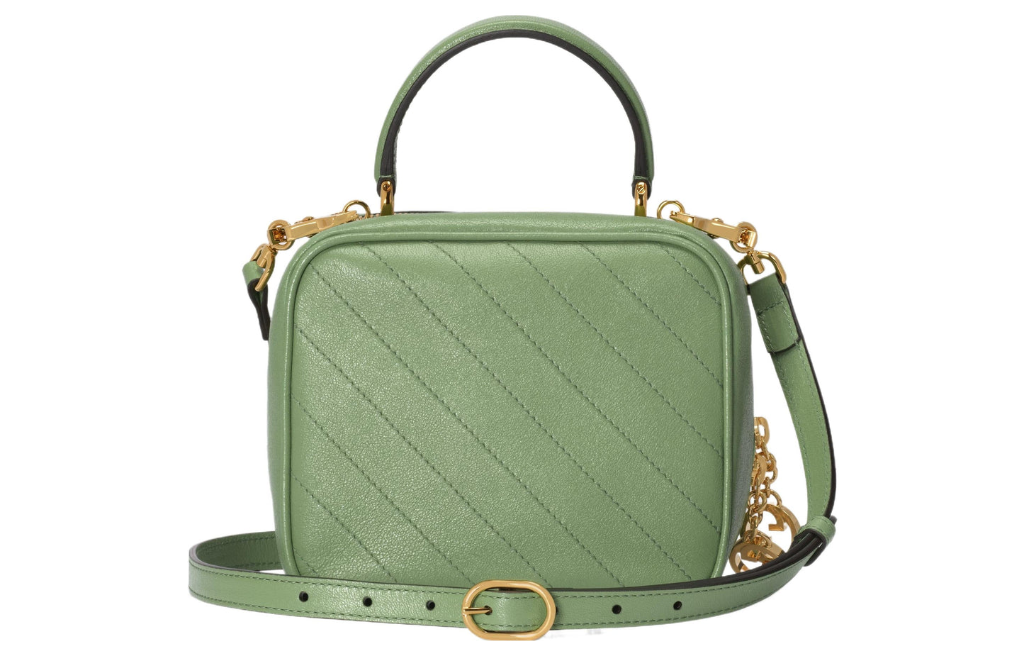 (WMNS) Gucci Blondie Top Handle Bag 'Green Soil Grass' 744434-1IV0G-3509