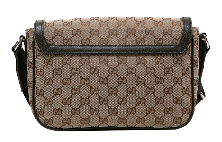 Gucci Canvas Prints Single Shoulder Bag Brown 449172-KY9KN-9886