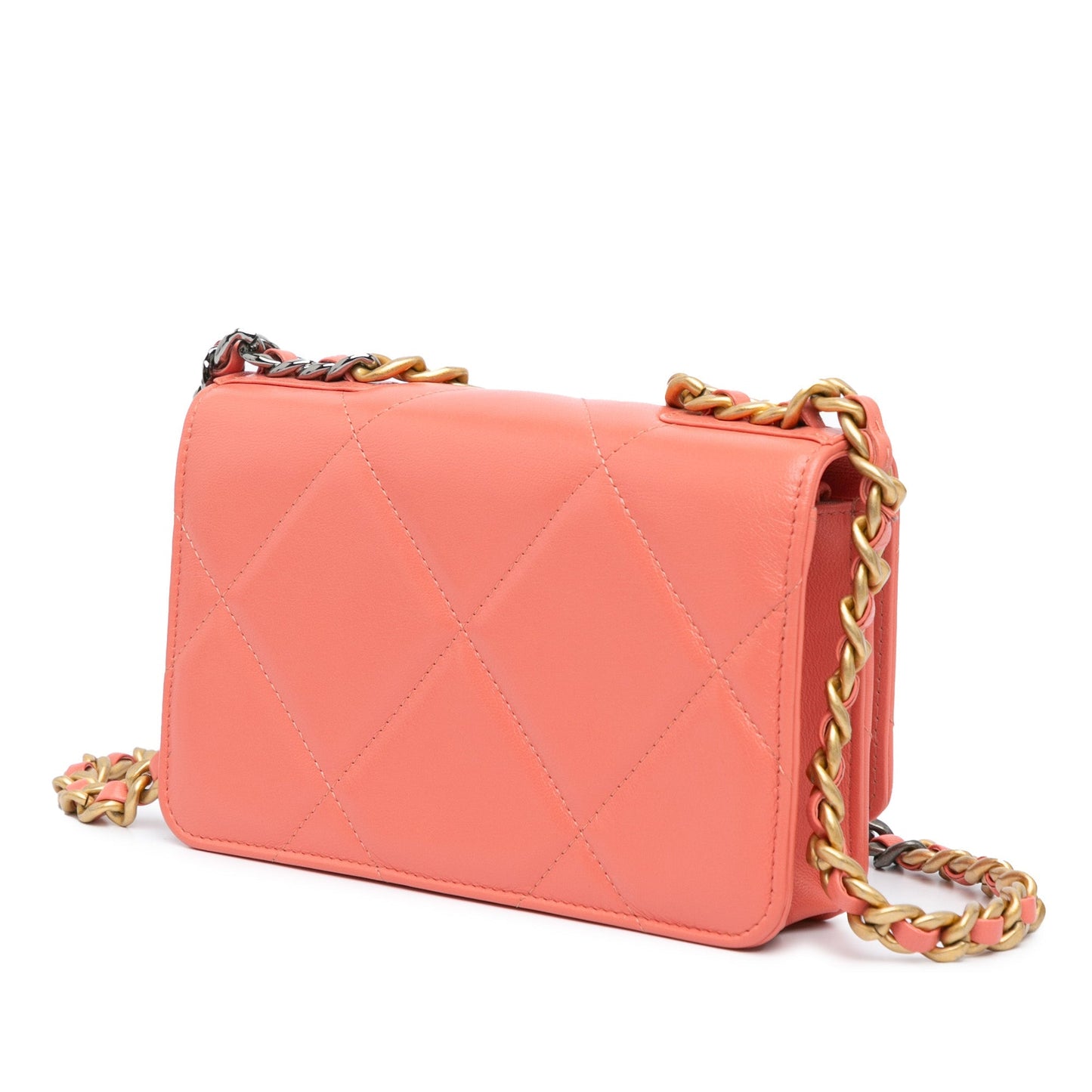 Chanel Sac Quilted Lambskin 19 Wallet on Chain