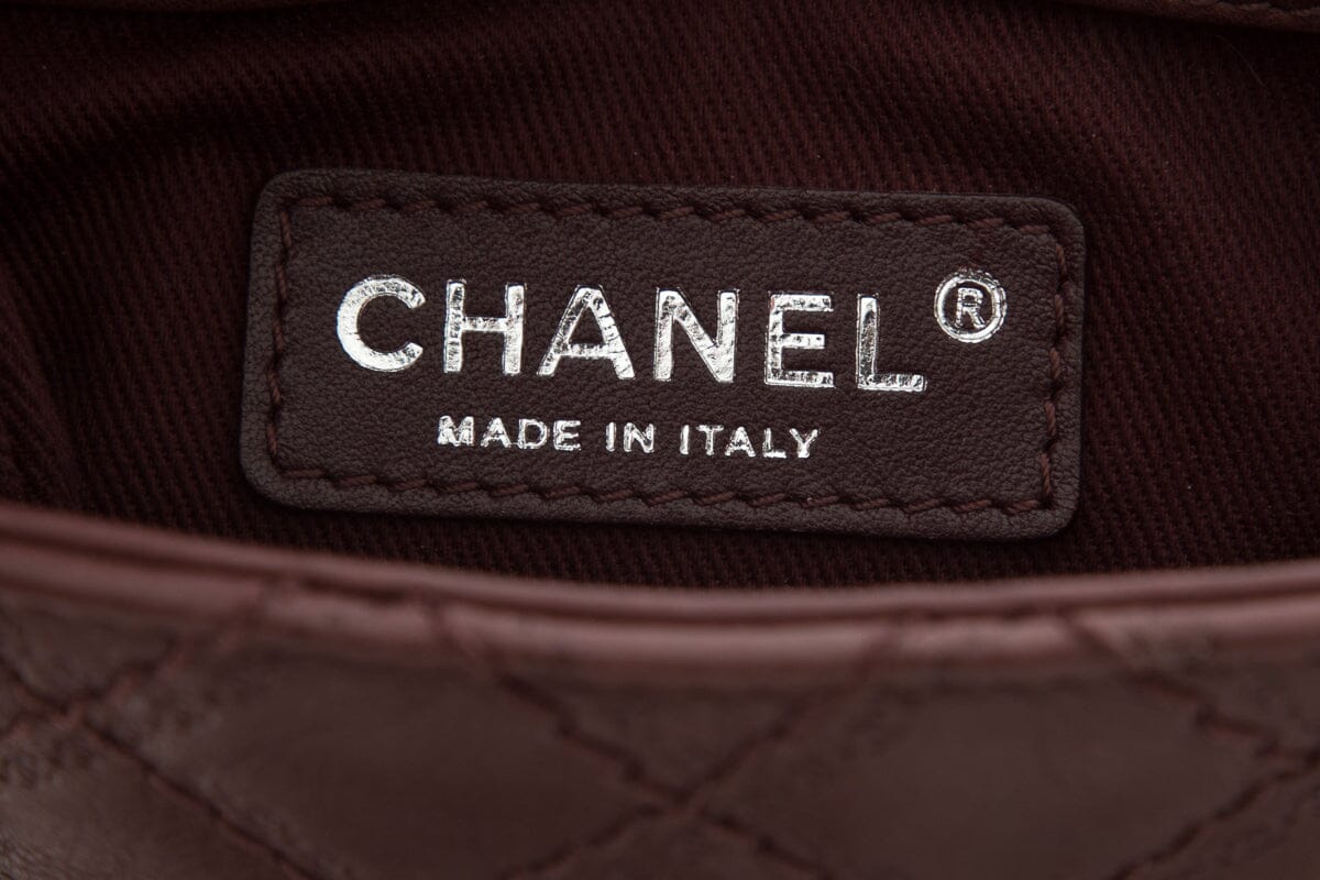 Chanel 2013 Paris-Edinburgh "Coco Sporran" Burgundy Quilted Lambskin Mini