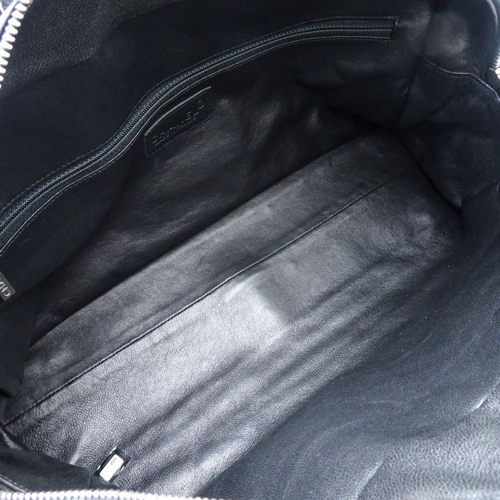Chanel Caviar Patent Leather Bowling Bag A15685