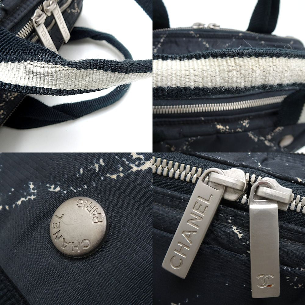 Chanel Nylon Handbag Travel Line Mini Boston