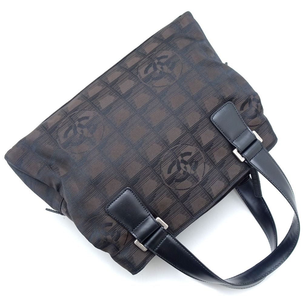 Chanel Nylon Canvas Leather Handbag A30916