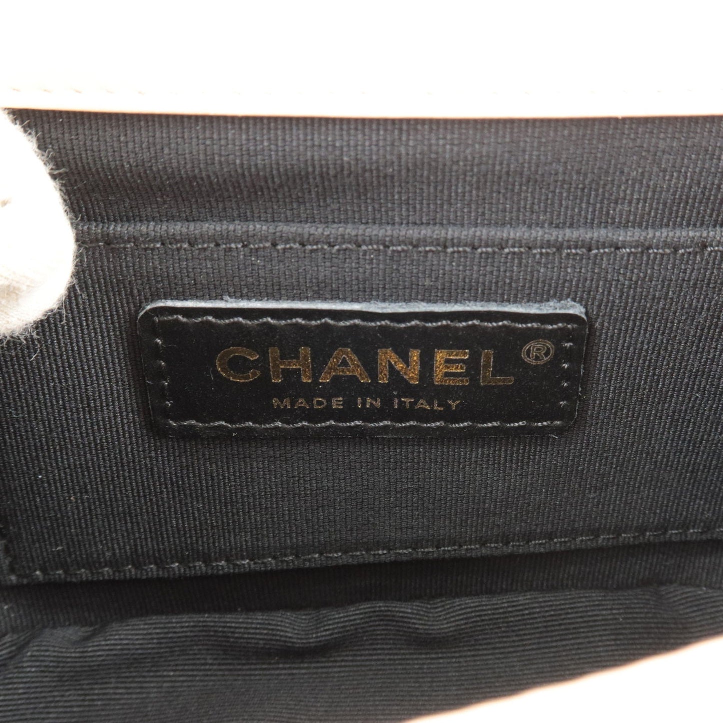 CHANEL Matelasse Lamb Skin Chain Shoulder Bag Pink Black