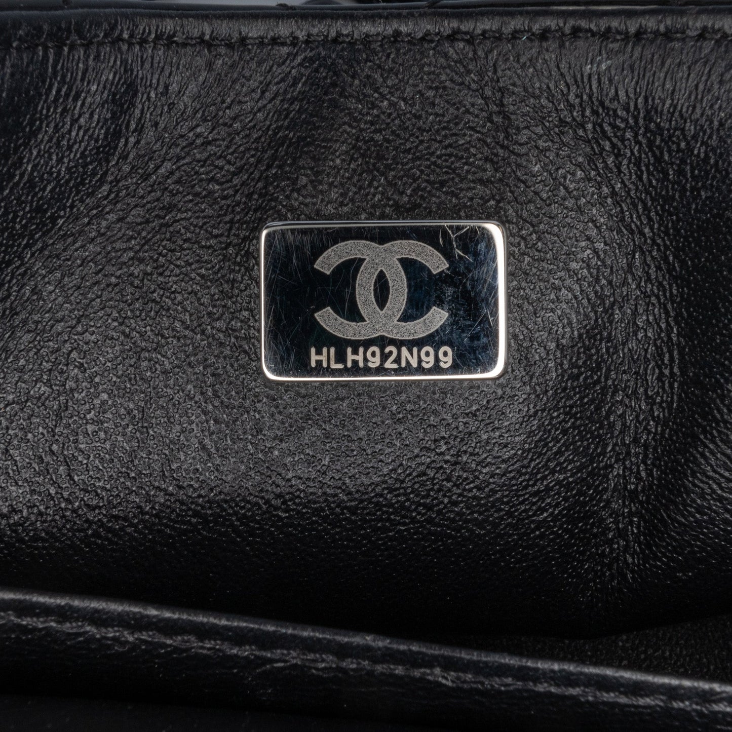 Black Chanel Mini Square Classic Patent So Black Single Flap Crossbody Bag