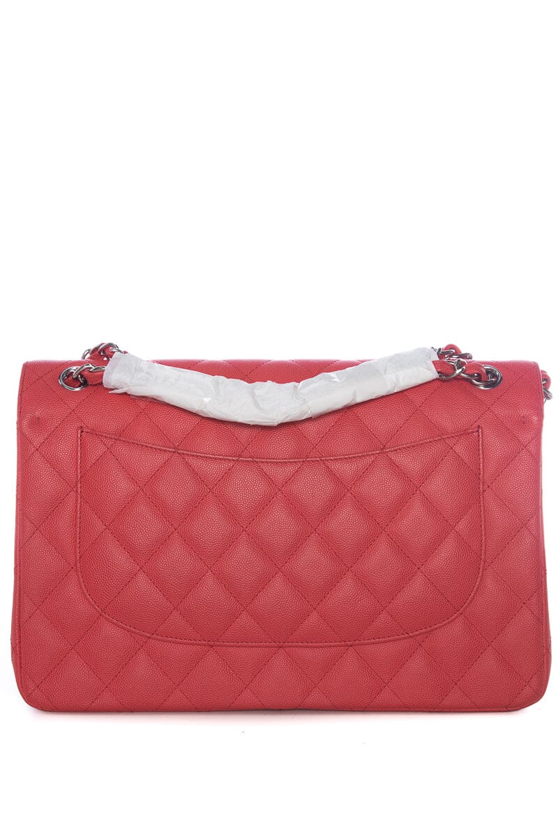 Chanel Pink Caviar Jumbo SHW Handbag