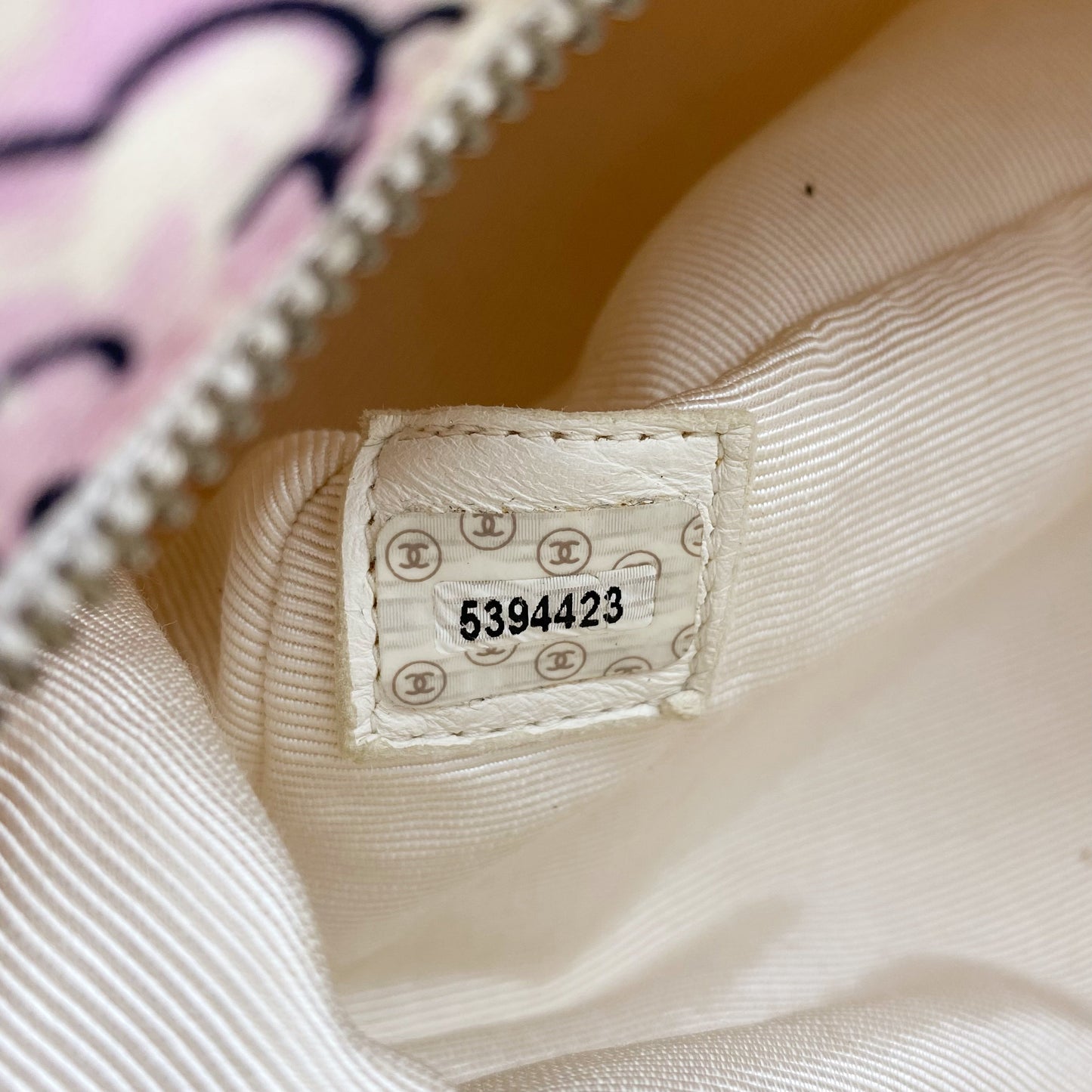 Chanel Vintage Flower CC Loge tote