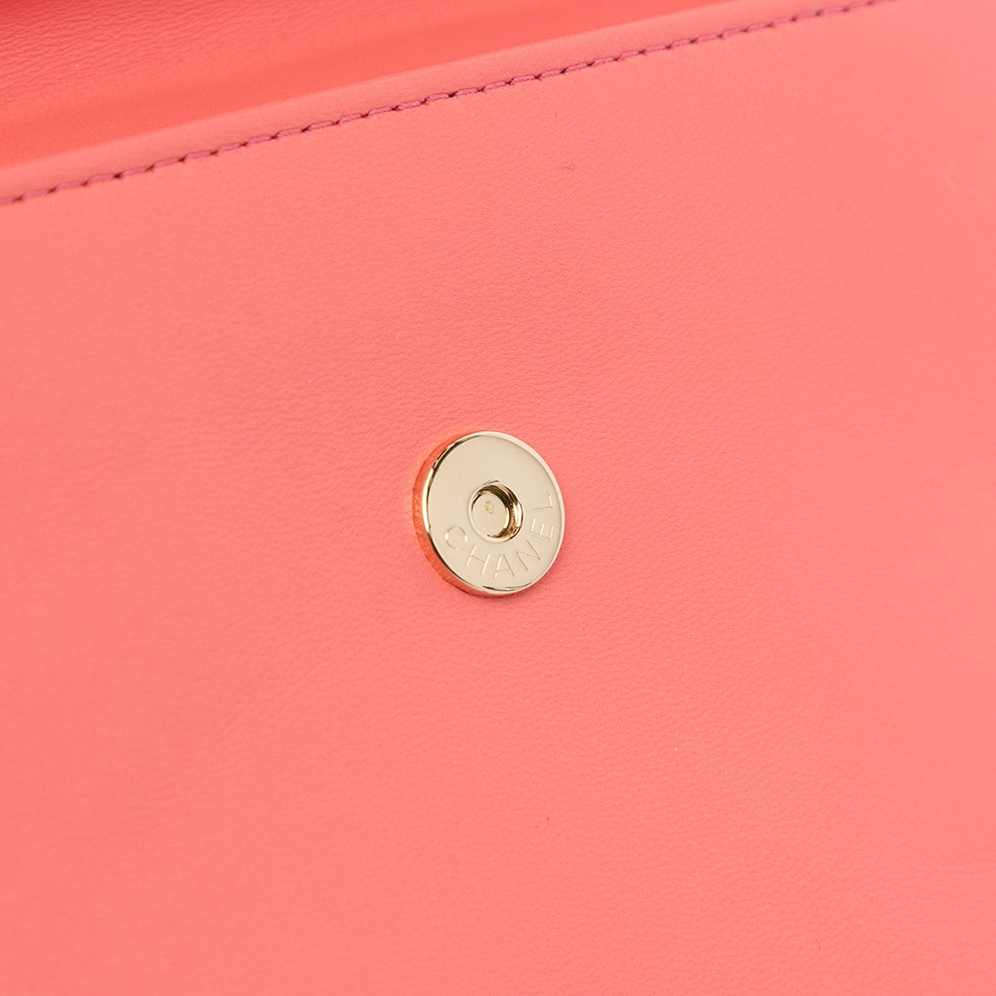 Chanel Sac CC Quilted Lambskin Handle Tied Flap