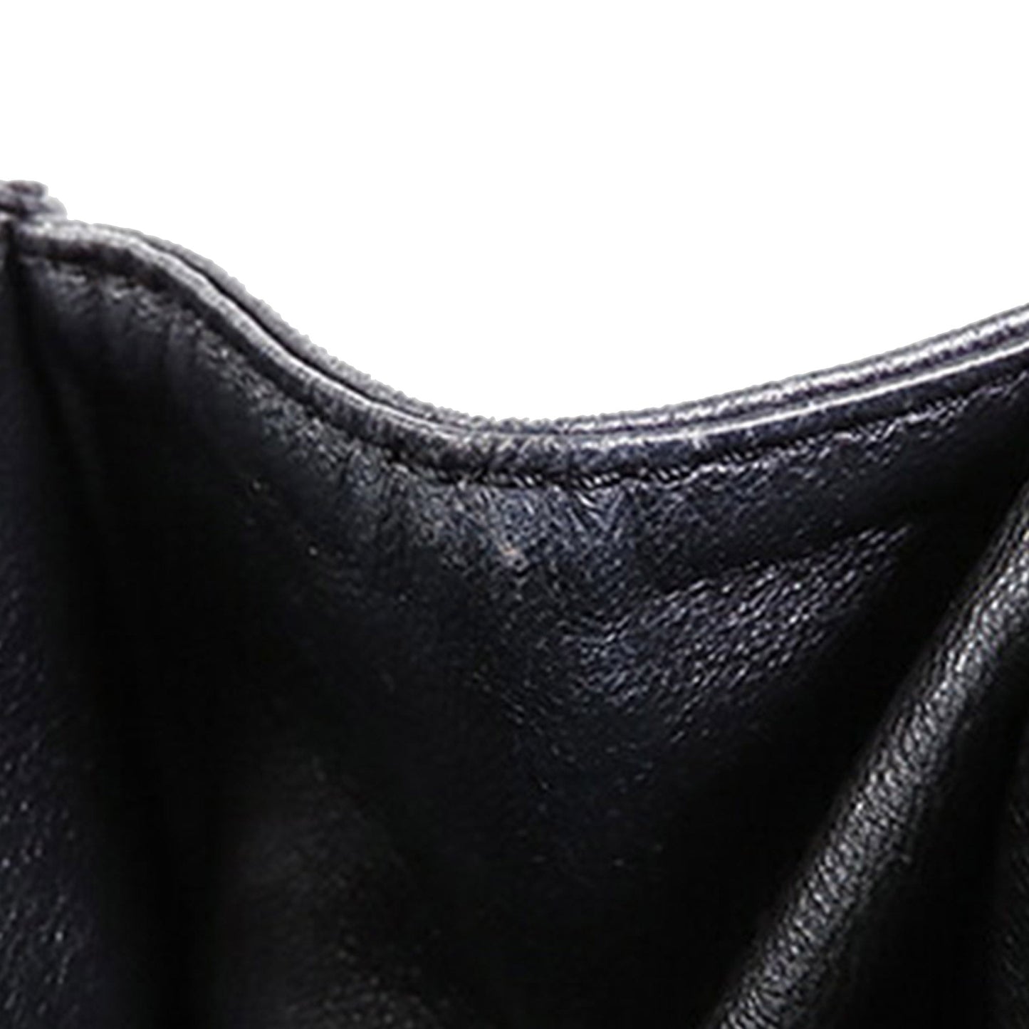 Black Chanel Quilted Lambskin Round Flap Bag