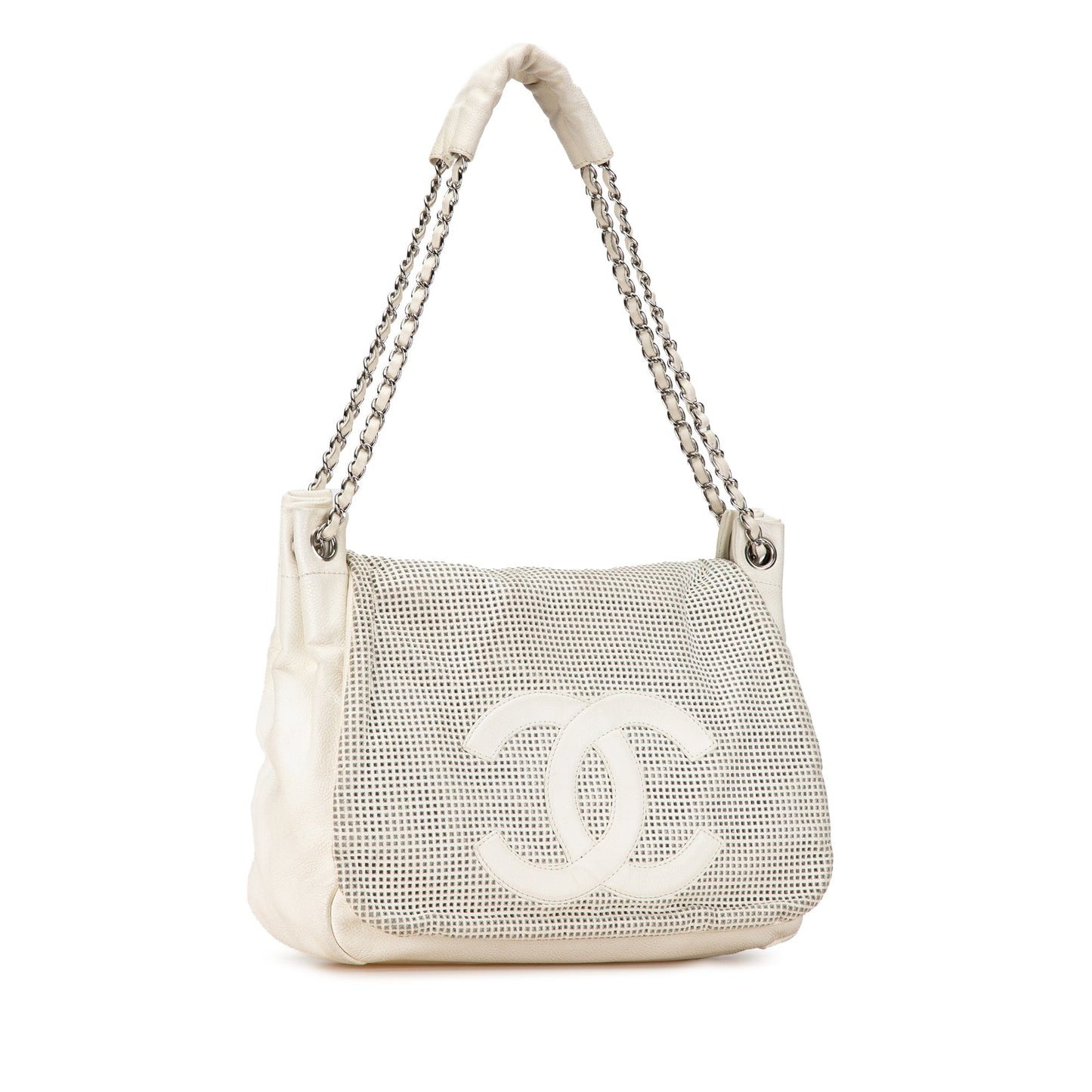 Chanel Sac Caviar Perforated Hollywood Accordion Flap