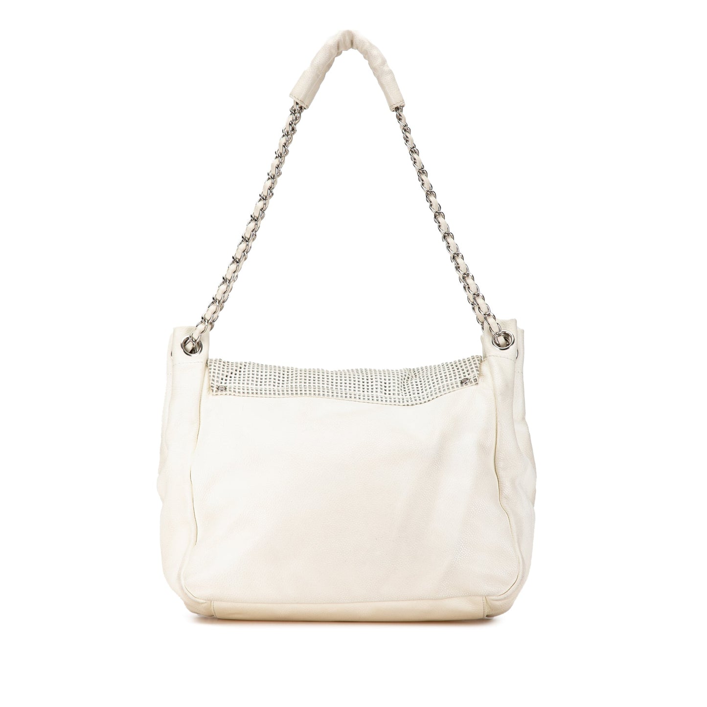 Chanel Sac Caviar Perforated Hollywood Accordion Flap