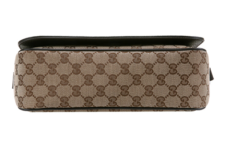 Gucci Canvas Prints Single Shoulder Bag Brown 449172-KY9KN-9886