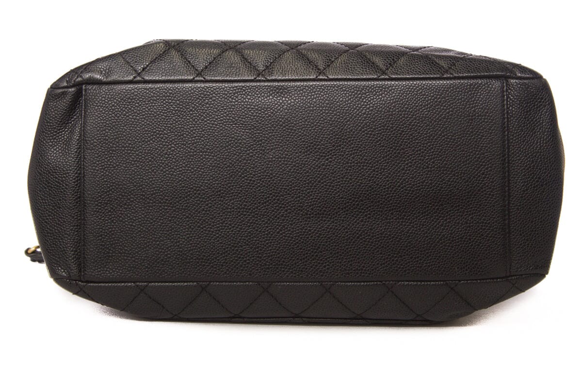Chanel 2005/2006 Black Caviar GST Tote W/ Gold HW