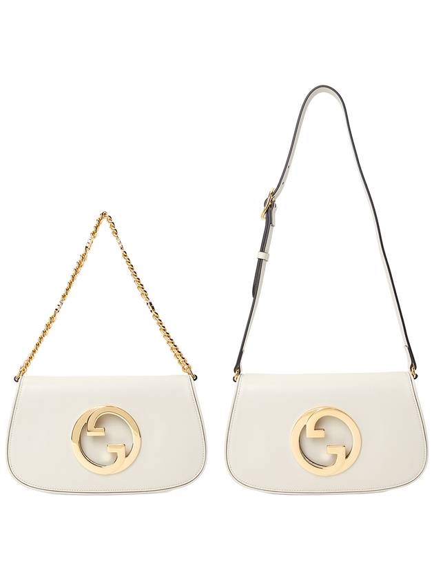 Gucci Blondie Interlocking G Shoulder Bag White