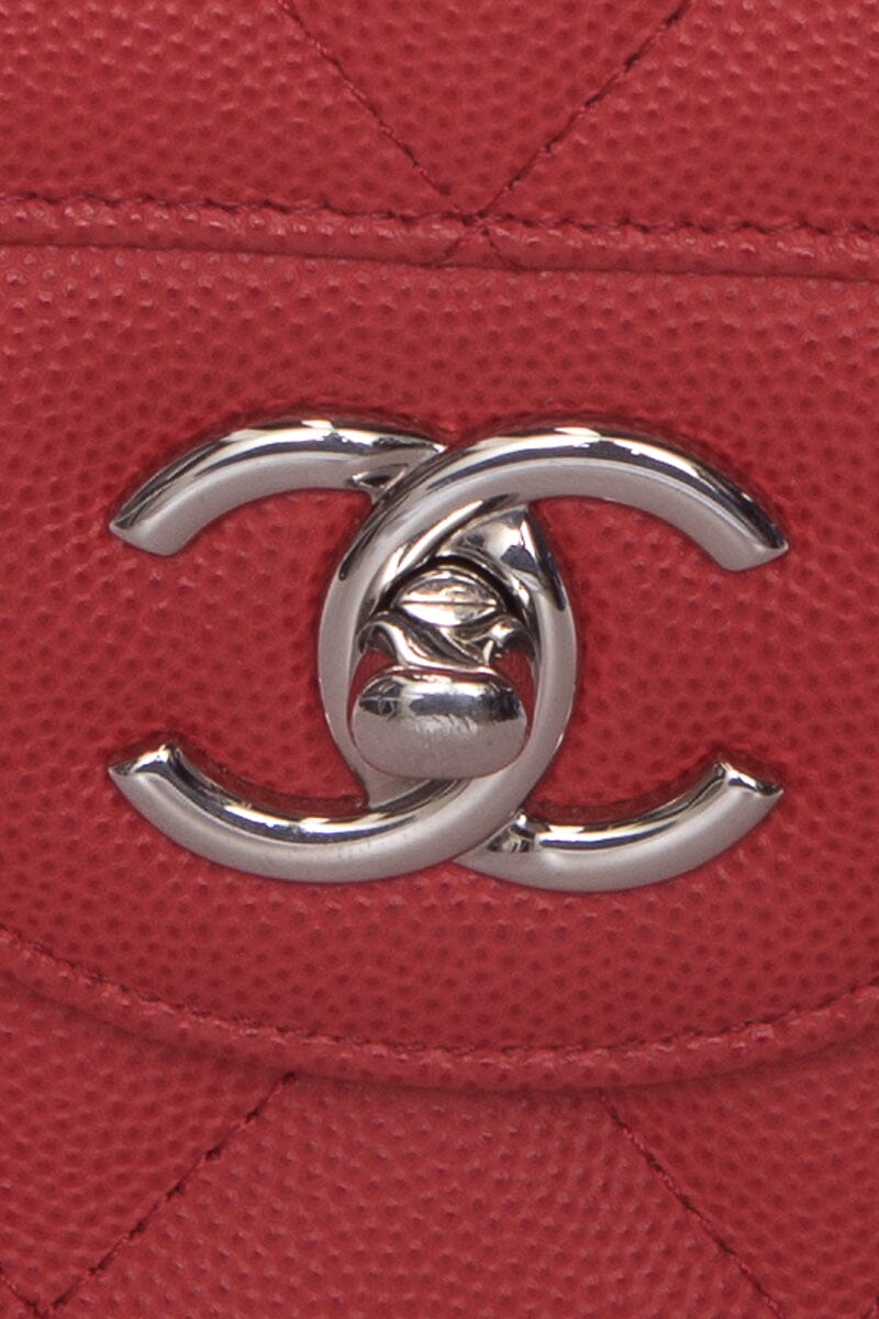 Chanel Pink Caviar Jumbo SHW Handbag