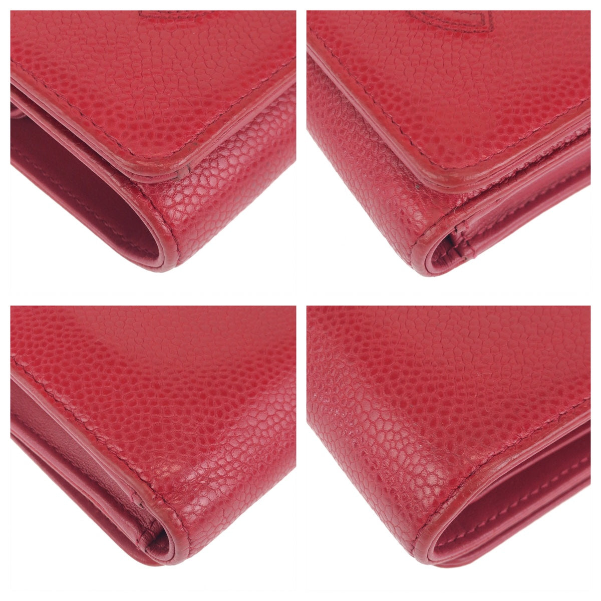 Chanel Caviar Skin Trifold Wallet