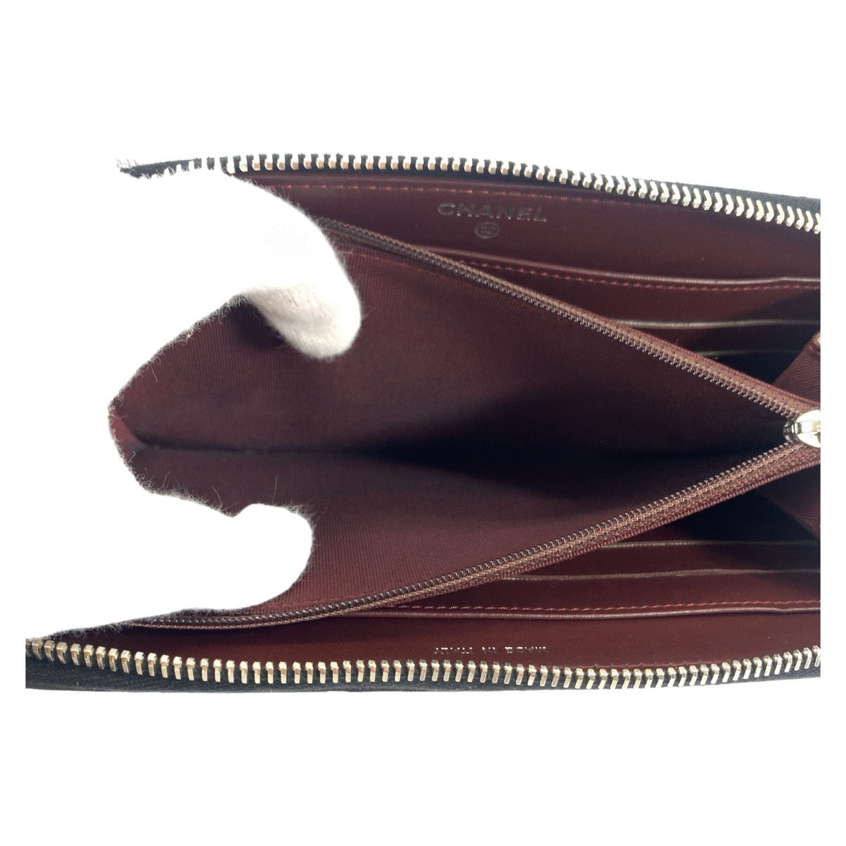 Chanel Matelasse Lambskin Long Wallet Black