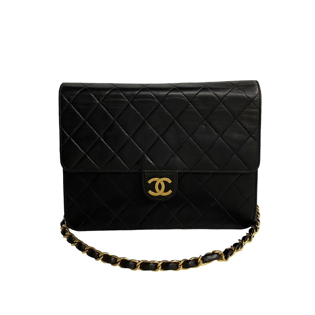 Chanel CC Matelasse Flap Bag Leather Crossbody Bag in New Condition