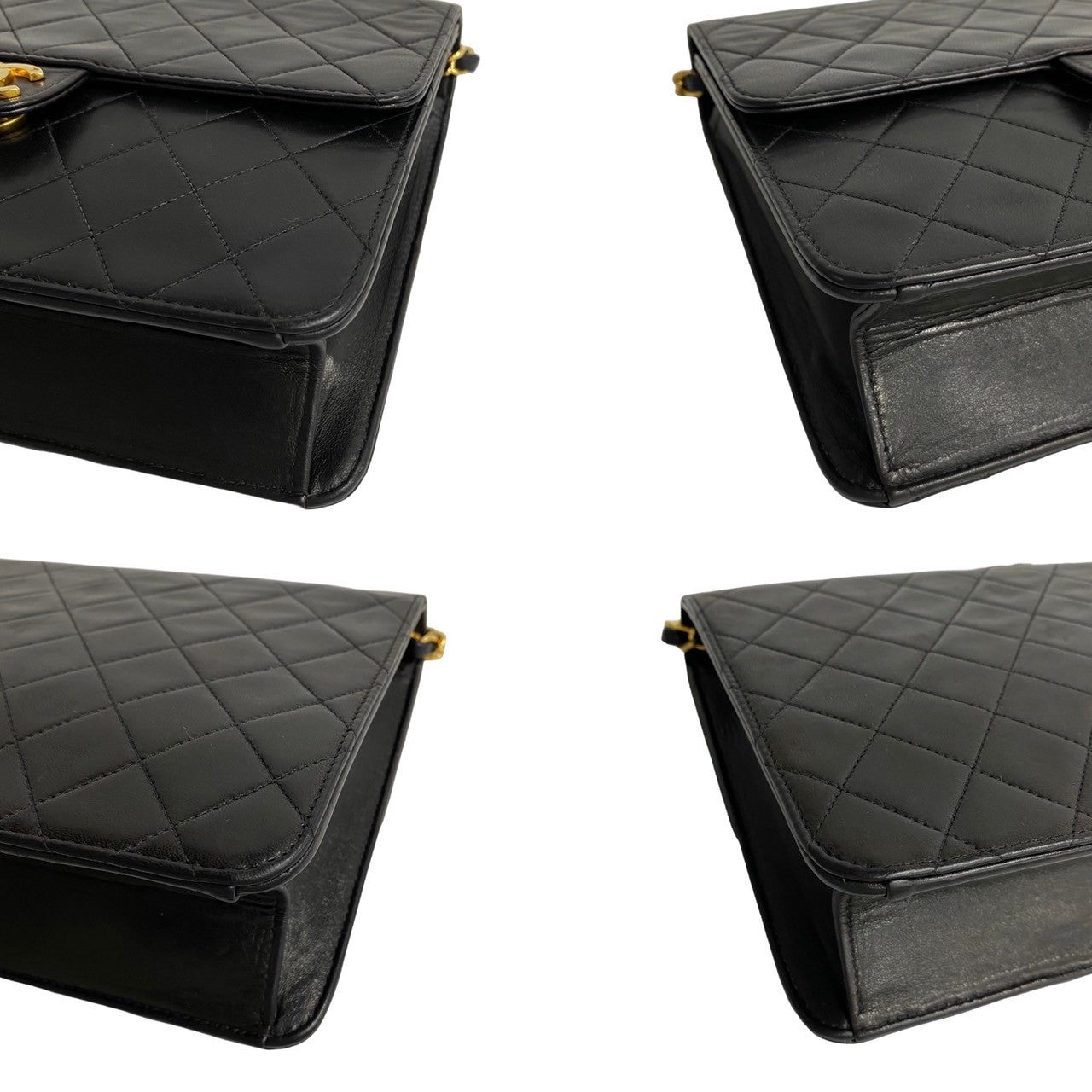 Chanel CC Matelasse Flap Bag Leather Crossbody Bag in New Condition