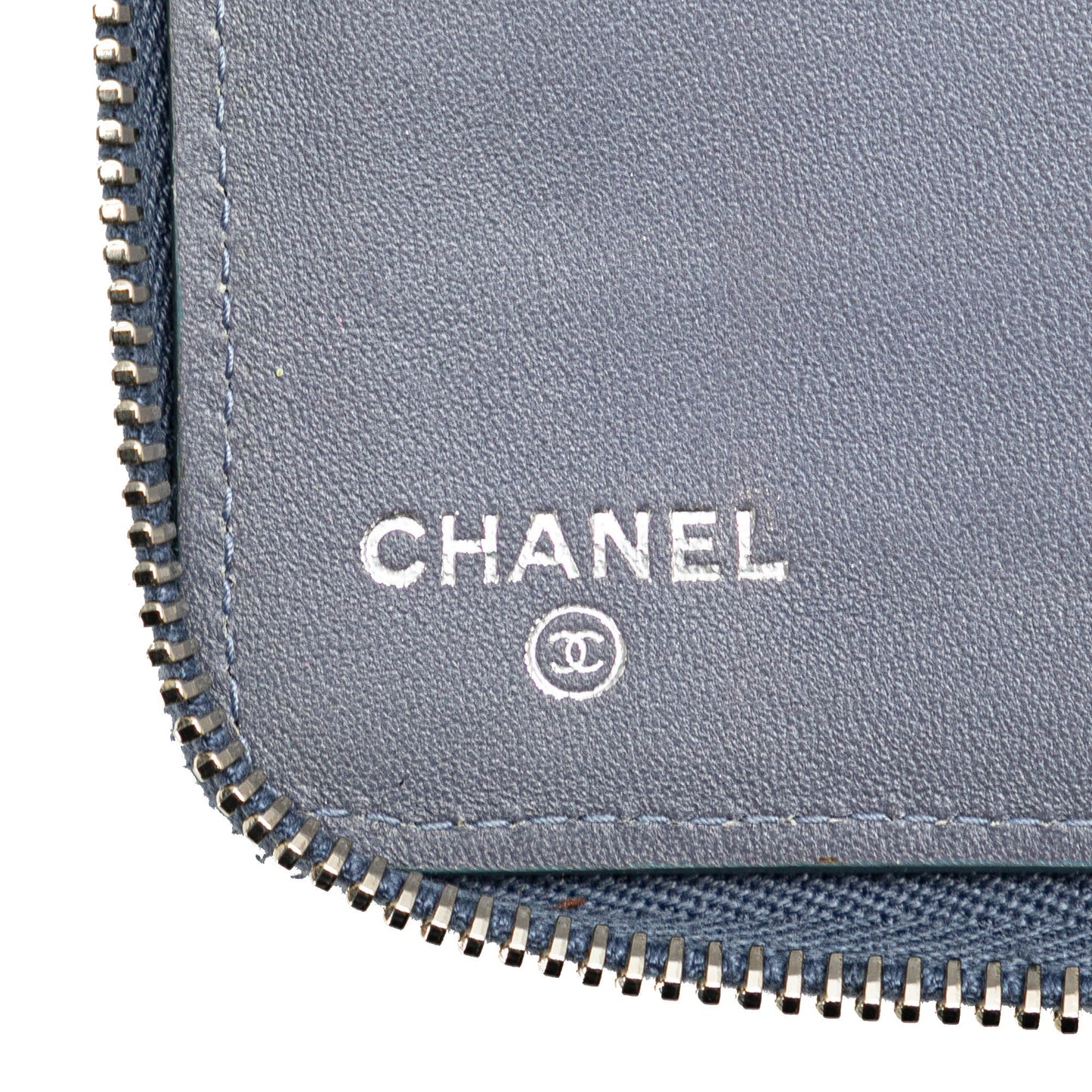 Chanel Sac CC Quilted Lambskin Zip Around Wallet
